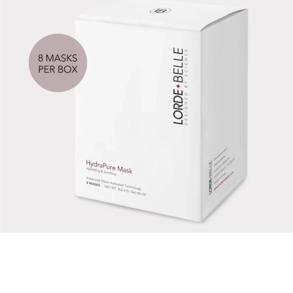 Lorde + Belle HydraPure Mask - 8 Masks NIB